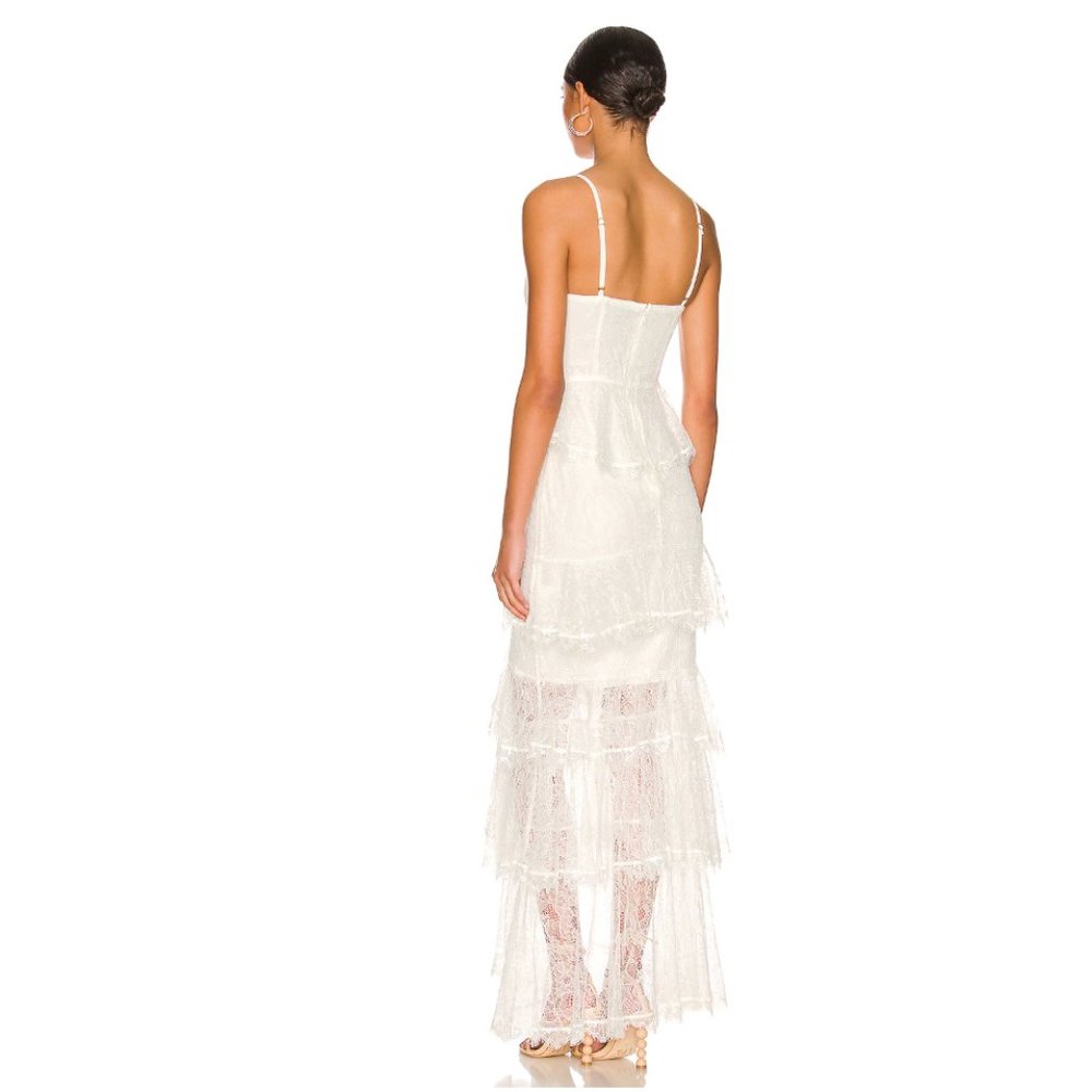 NWT Majorelle Zelda Fitz Gown, Ivory - Picture 3 of 10